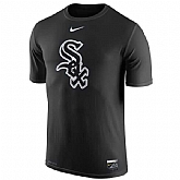 Chicago White Sox Nike Collection Legend Logo 1.5 Performance WEM T-Shirt - Black